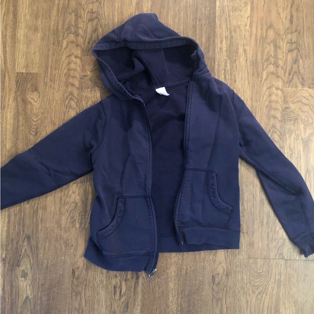 Hanna Andersson Deep Blue Kids Hoodie